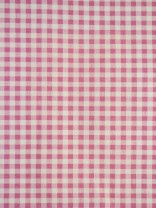 Whitehaven Pink and Ivory Checked Custom Made Cotton Curtains