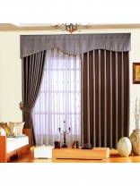 Design Curtain CHIDEA2324 asymmetry wavy valance scalloped window valance