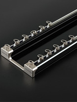 CHR106 Ceiling Mounted  Super Thick Aluminum Alloy Double Curtain Tracks 