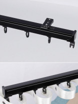 Warrego High Quality Ivory S-Fold Curtain Tracks Ceiling/Wall Mount