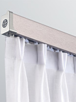 Carruthers Peak 54 Beautiful Rail Ivory Champagne Blue Hidden Mounts Curtain Tracks For Bed Room