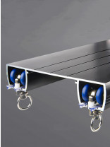 CHR66 Ceiling Mounted Double Curtain Rails For Heavy Curtains