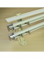 CHR7424 Triple Curtain Track Set with Valance Rail