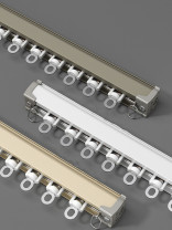 CHRY85 Thick Silent Gliss Curtain Tracks With Magnetic Carrier