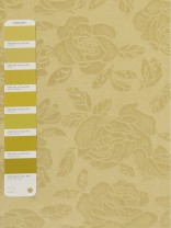 QY3163G Murrumbidgee Embossed Reflective Floral Custom Made Curtains (Color: Olivenite)