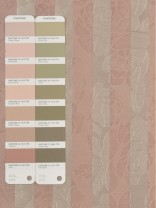 QY3241A Cooper Creek Embossed Floral Custom Made Curtains (Color: Oxford Tan)