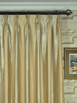QY3241FK Cooper Creek Embossed Striped Triple Pinch Pleat Curtains Heading Style