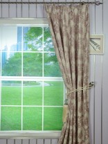 Angel Jacquard Floral Damask Versatile Pleat Chenille Curtain