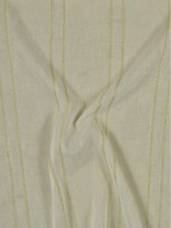 QY7151SDG Laura Striped Faux Linen Concealed Tab Top Sheer Curtain