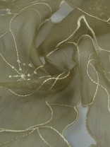 Gingera Hollow Out Embroidered Sheer Fabric Samples