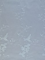 Gingera Vine Leaves Embroidered Versatile Pleat Sheer Curtains