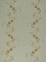 Gingera Vine Floral Embroidered Eyelet Sheer Curtains