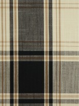 Hudson Yarn Dyed Big Plaid Blackout Custom Made Curtains (Color: Oxford Blue)