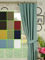 Moonbay Plain Versatile Pleat Cotton Curtains