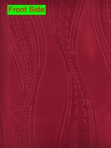 Swan Geometric Dimensional Embossed Waves Fabric Sample