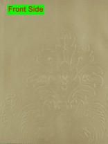 Swan Floral Dimensional Embossed Bauhinia Custom Made Curtains (Color: Ecru)