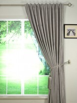 Swan Embossed Medium-scale Floral Concealed Tab Top Ready Made Curtains
