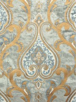 Maia Impressive Damask Velvet Fabric Sample