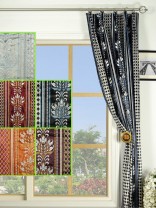 Maia Antique Damask Double Pinch Pleat Velvet Curtain