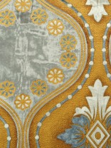 Maia Vintage Damask Velvet Custom Made Curtains
