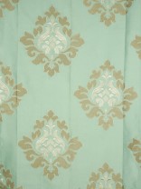Halo Embroidered Medium-scale Damask Dupioni Silk Custom Made Curtains