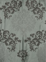 Rainbow Embroidered Classic Damask Dupioni Custom Made Curtains