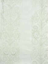 Rainbow Embroidered Classic Damask Dupioni Silk Custom Made Curtains (Color: Ivory)