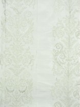 Rainbow Embroidered Classic Damask Dupioni Silk Fabric Sample