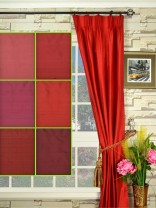 Oasis Solid-color Double Pinch Pleat Dupioni Curtain