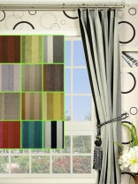 Petrel Vertical Stripe Versatile Pleat Chenille Curtain