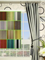 Petrel Vertical Stripe Versatile Pleat Chenille Curtains