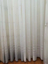 QYFLS2020D Kosciuszko Spot Embroidered Custom Made Sheer Curtains