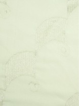 Venus Embroidery Geometric Custom Made Sheer with Metallic Threads (Color: Beige)