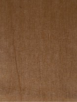 QYK246SF Eos Linen Brown Solid Custom Made Sheer Curtains (Color: Russet)