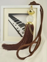 4 Colors QYM20 Polyester and Acrylic Curtain Tassel Tie Backs