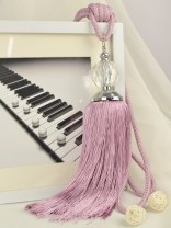 5 Colors QYM21 Polyester and Acrylic Curtain Tassel Tie Backs