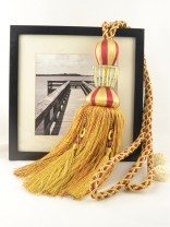 7 Colors QYM25 Polyester and Acrylic Curtain Tassel Tie Backs