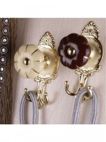 2 Colors QYM68 Round Pumpkin Curtain Tie Back Hold Backs