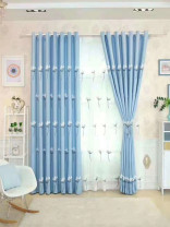 QYS2020D On Sales Illawarra Dandelion Custom Made Curtains(Color: Blue)