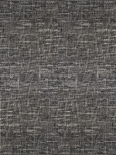 CH0101AD Mirage Brown Color Solid Faux Linen Eyelet Curtains (Color: Black)
