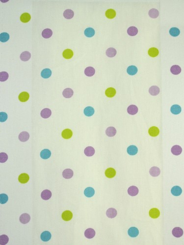 Whitehaven Kids House Polka Dot Printed Cotton Fabric Sample (Color: China Pink)