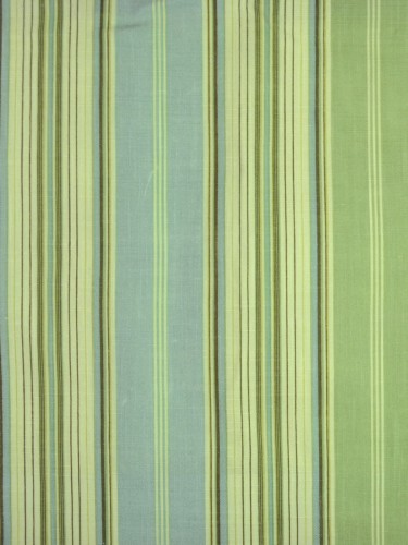 Whitehaven Celadon Narrow-striped Custom Made Curtains (Color: Celadon)