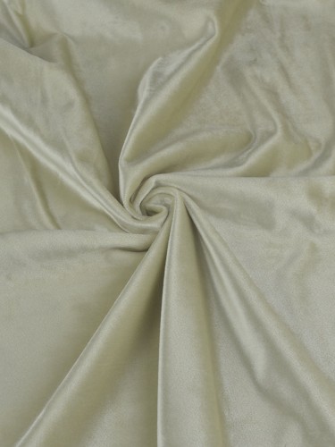 Hotham Beige and Yellow Plain Ready Made Eyelet Blackout Velvet Curtains (Color: Beige)