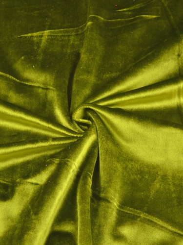 Hotham Green and Blue Plain Velvet Fabric Samples (Color: Dark Moss Green)