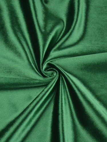 New arrival Twynam Blue and Green Plain Pencil Pleated Valance and Sheers Custom Made Chenille Velvet Curtains Pair (Color: Bangladesh Green)