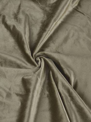 Hotham Gray and Black Plain Ready Made Eyelet Blackout Velvet Curtains (Color: Pastel Gray)