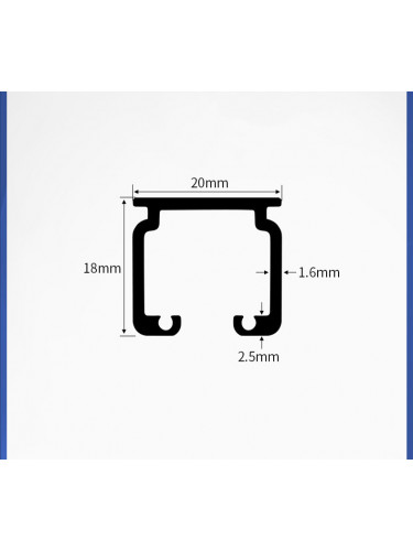 CHR103 White Champagne Silent Gliss Single/Double Curtain Rails