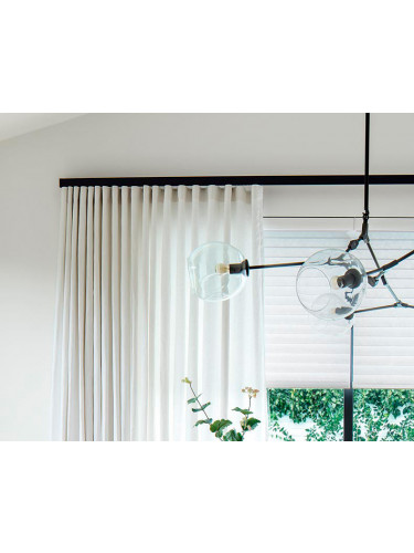 CHR1420 Ceiling/Wall Mounted Hidden Single Curtain Tracks For Living Room
