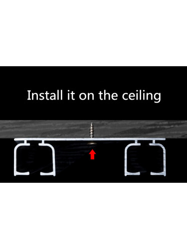 CHR21 Ceiling Mounted Double Curtain Tracks