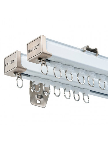 CHR24 Big Ivory Curtain Tracks Ceiling/Wall Mount